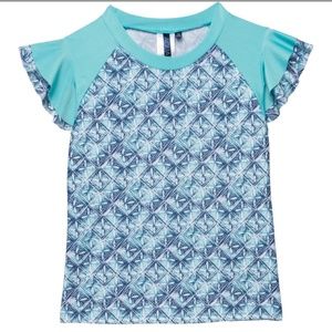 Aqua Et Sol Swim Aqua Et Sol Nwt Swimsuit Set Rash Guard Bikini